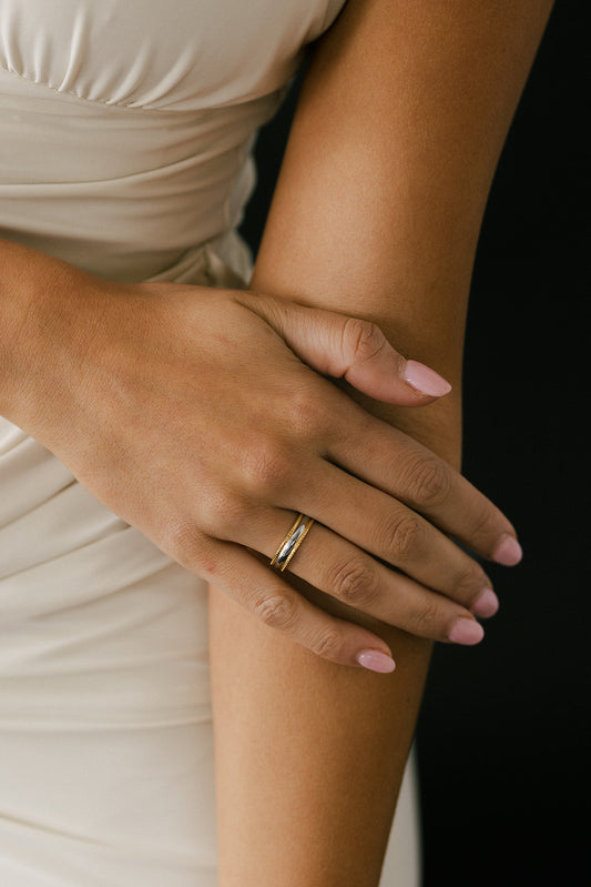 Chloé - Mixed Metal Band Ring
