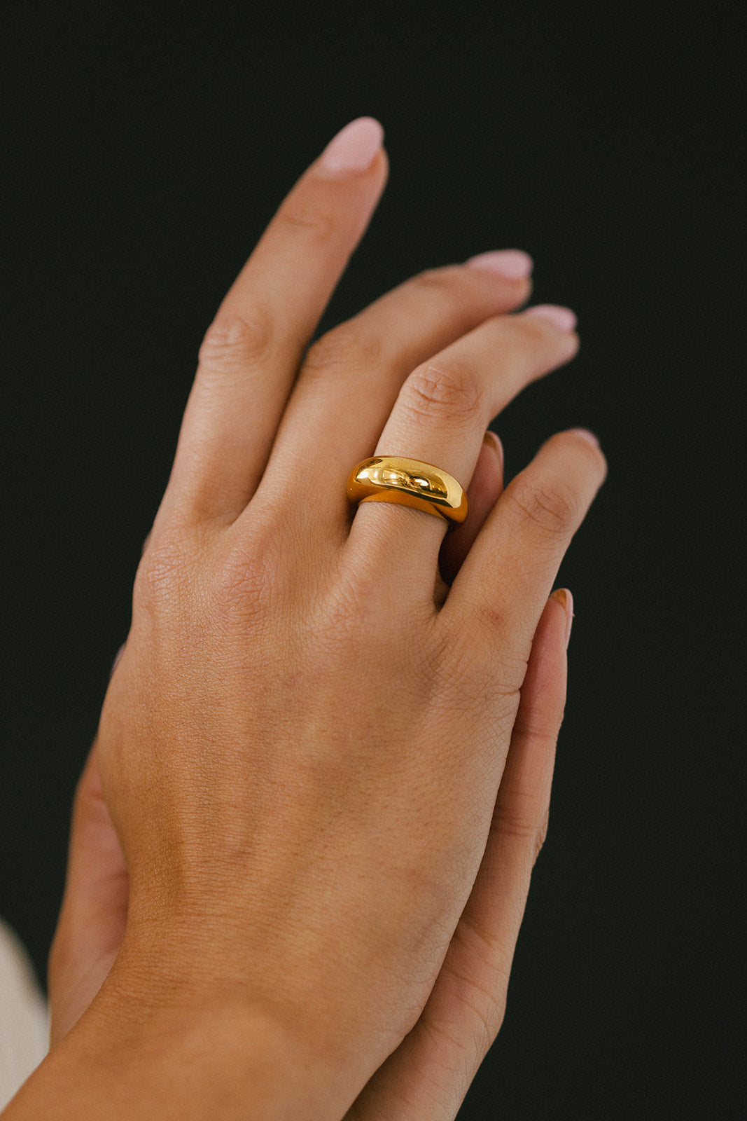 Mia - Gold Dome Ring