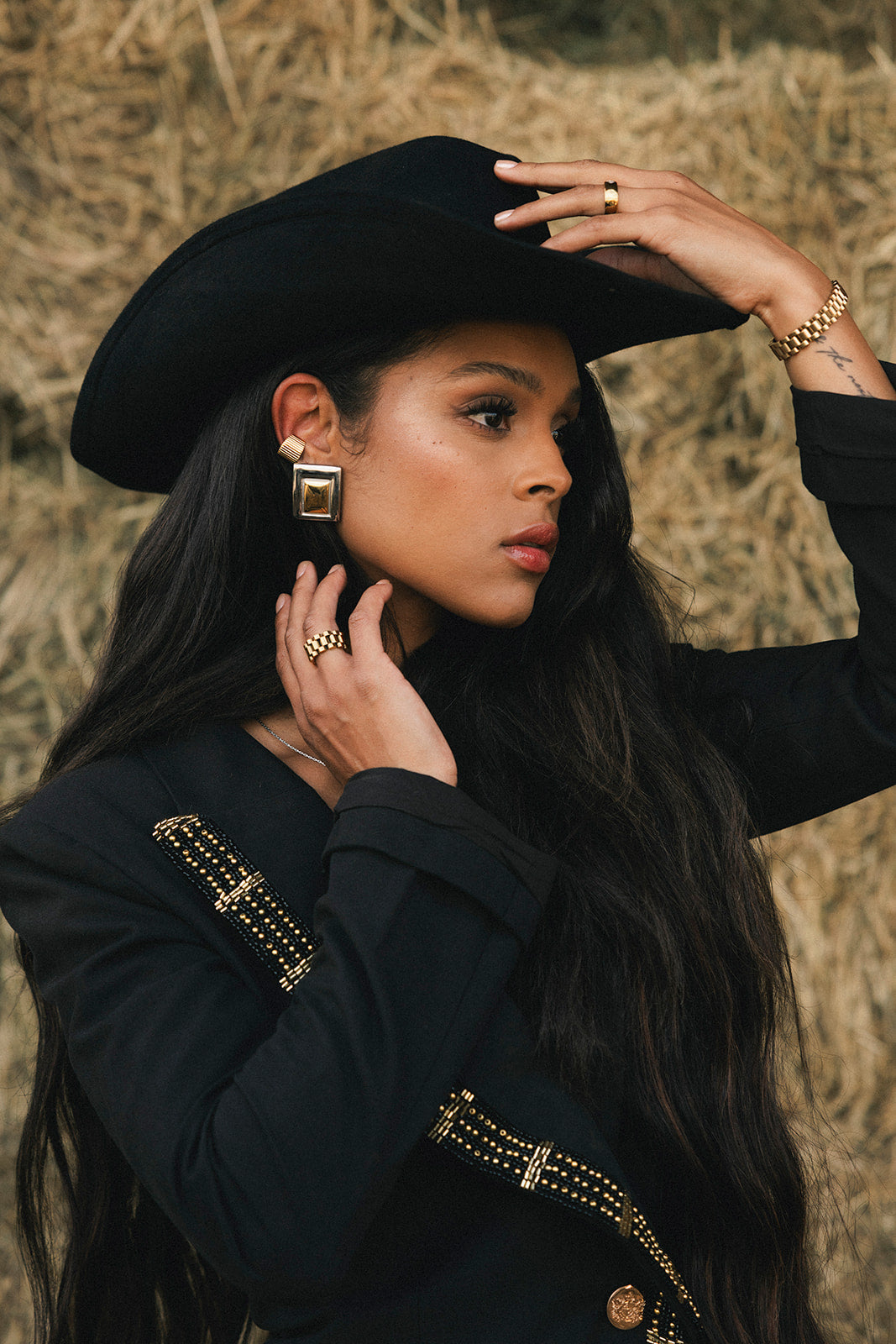 Amélie - Mixed Square Stud Earrings