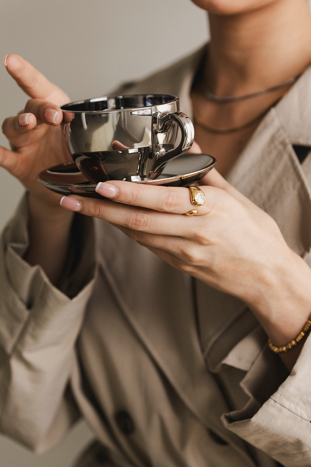 Félicité - Adjustable Open Diamond Ring