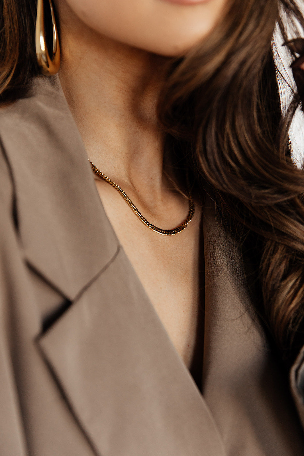 Bellona - Gold Encryption Chain Necklace