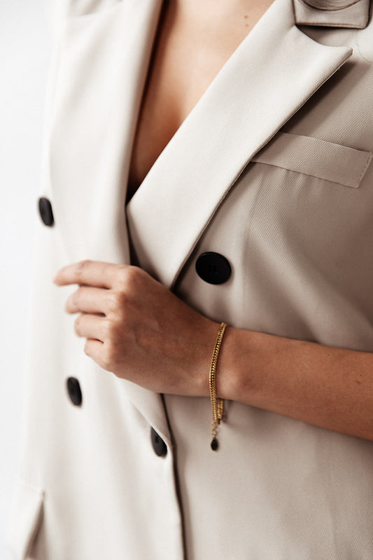 Bellona - Gold Encryption Chain Bracelet