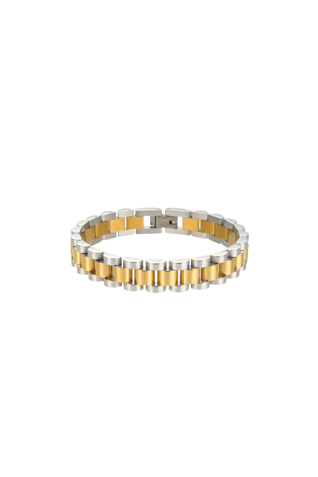 L’Heure - Mixed Metal Watch Band Bracelet