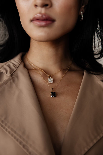 Calypso - Gold Diamond Pendant Necklace