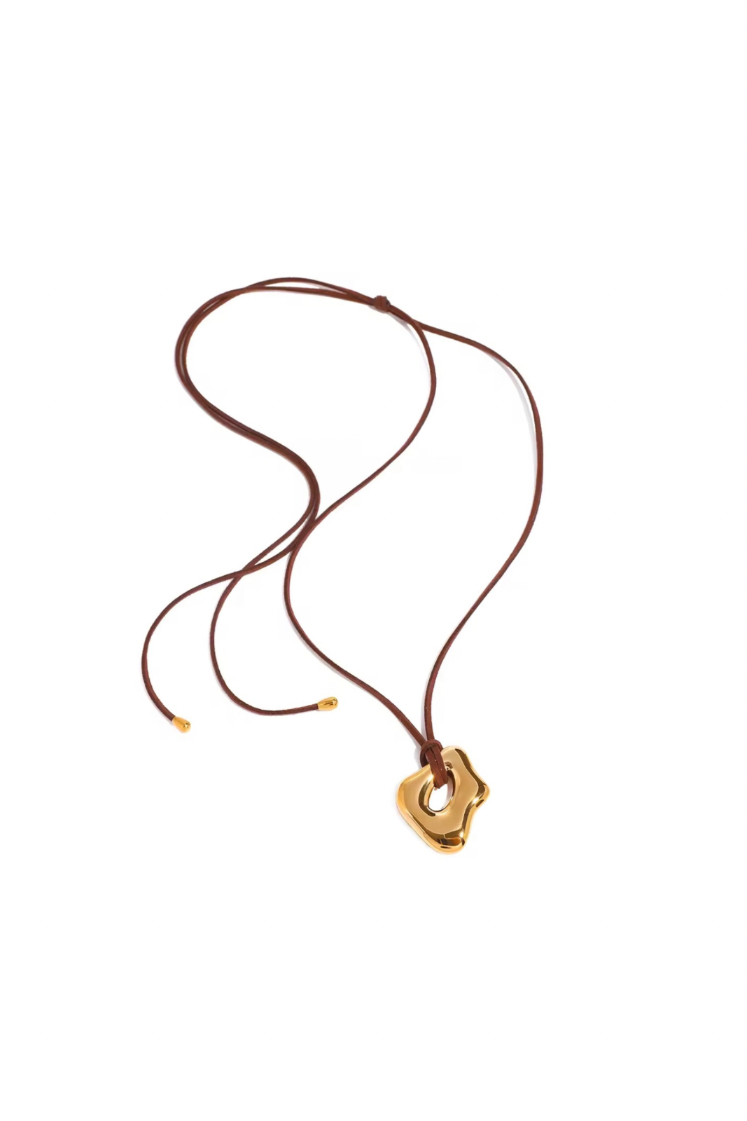 Jolie - Adjustable Gold Cord Necklace