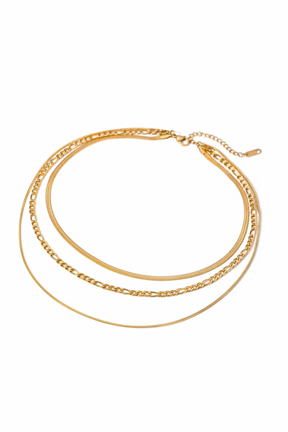 Aurélie - Triple Chain Bundle Necklace