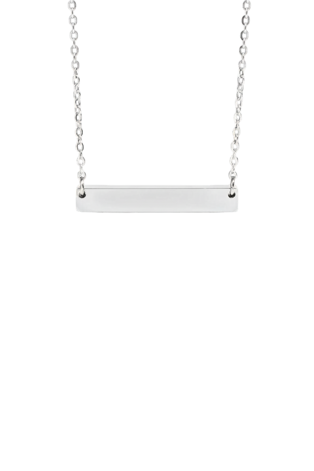 Engraved Bar Necklace