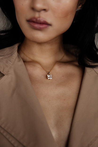 Calypso - Gold Diamond Pendant Necklace