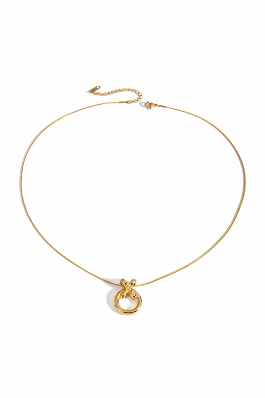 Alta - Gold Knot Chain Necklace