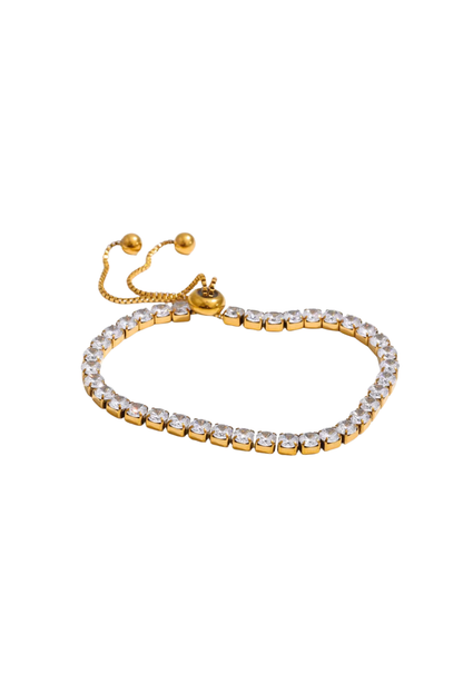 Blair - Gold Adjustable Diamond Bracelet