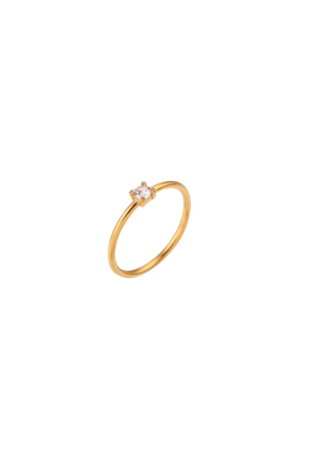 Vivienne - Gold Dainty Diamond Ring