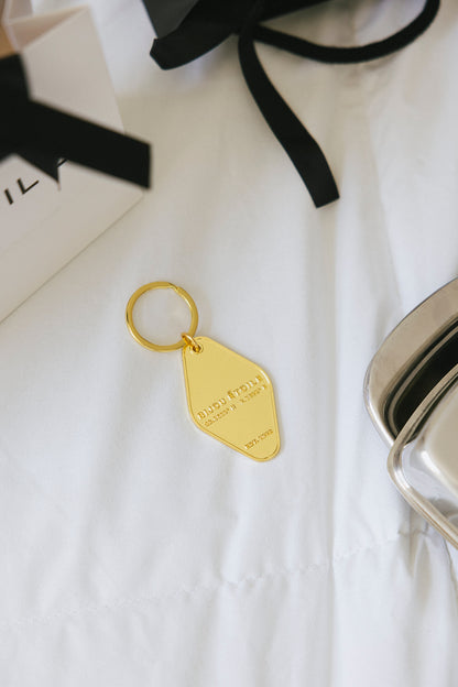 Bijou Étoile Gold Hotel Keychain