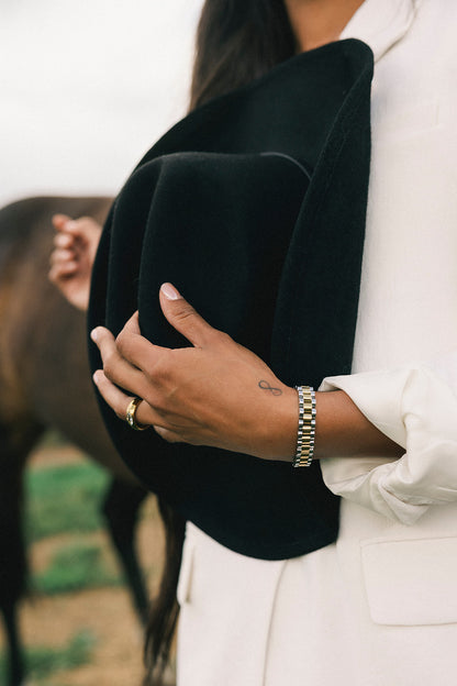 L’Heure - Mixed Metal Watch Band Bracelet