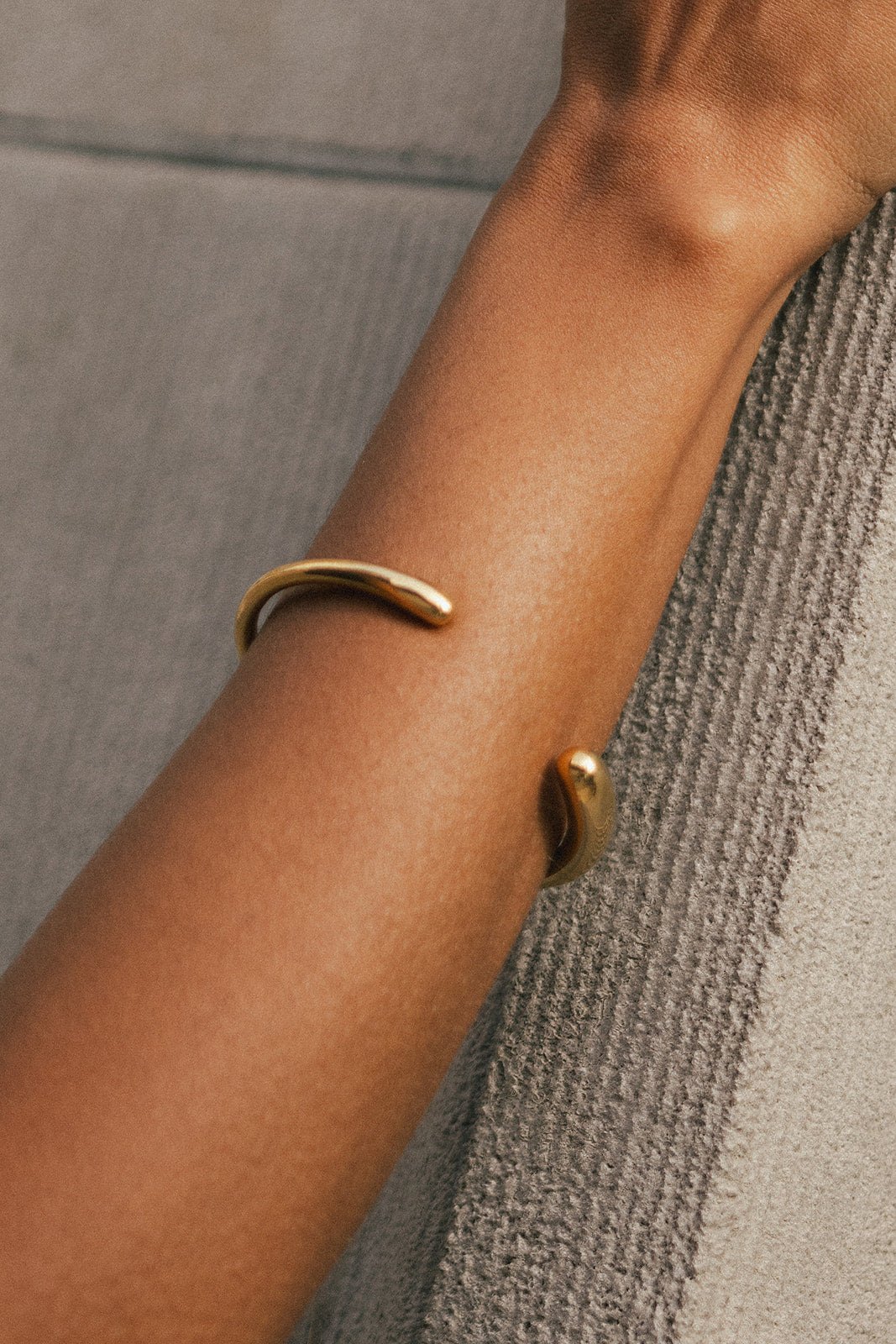 Margaux - Gold Adjustable Cuff Bracelet