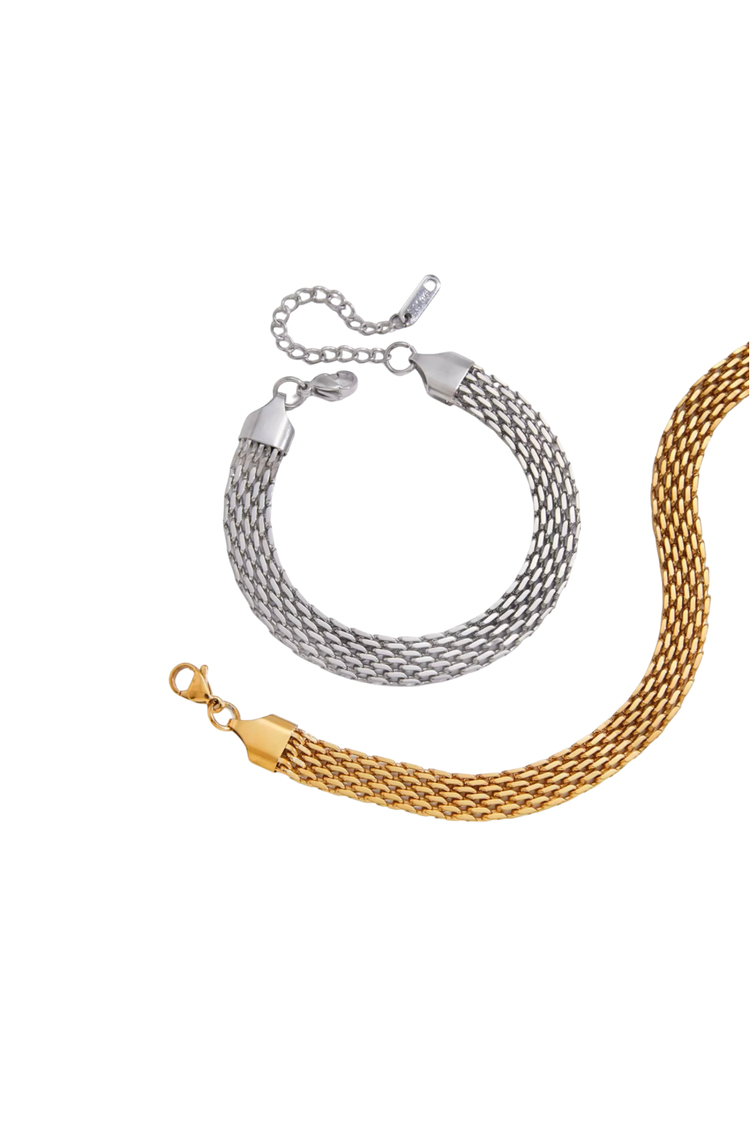 Désirée - Gold Mesh Chain Bracelet