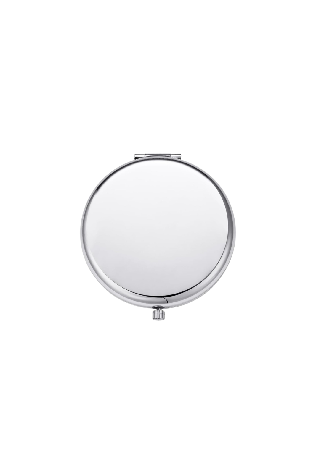 Custom Engraved Silver Compact Mirror