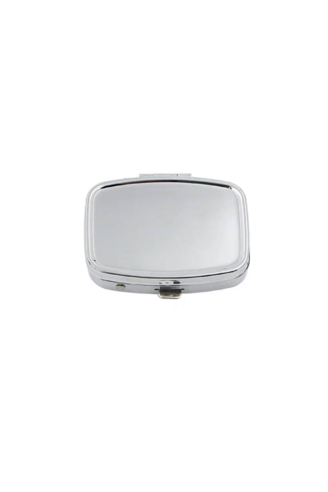 Custom Engraved Silver Pill Case Container