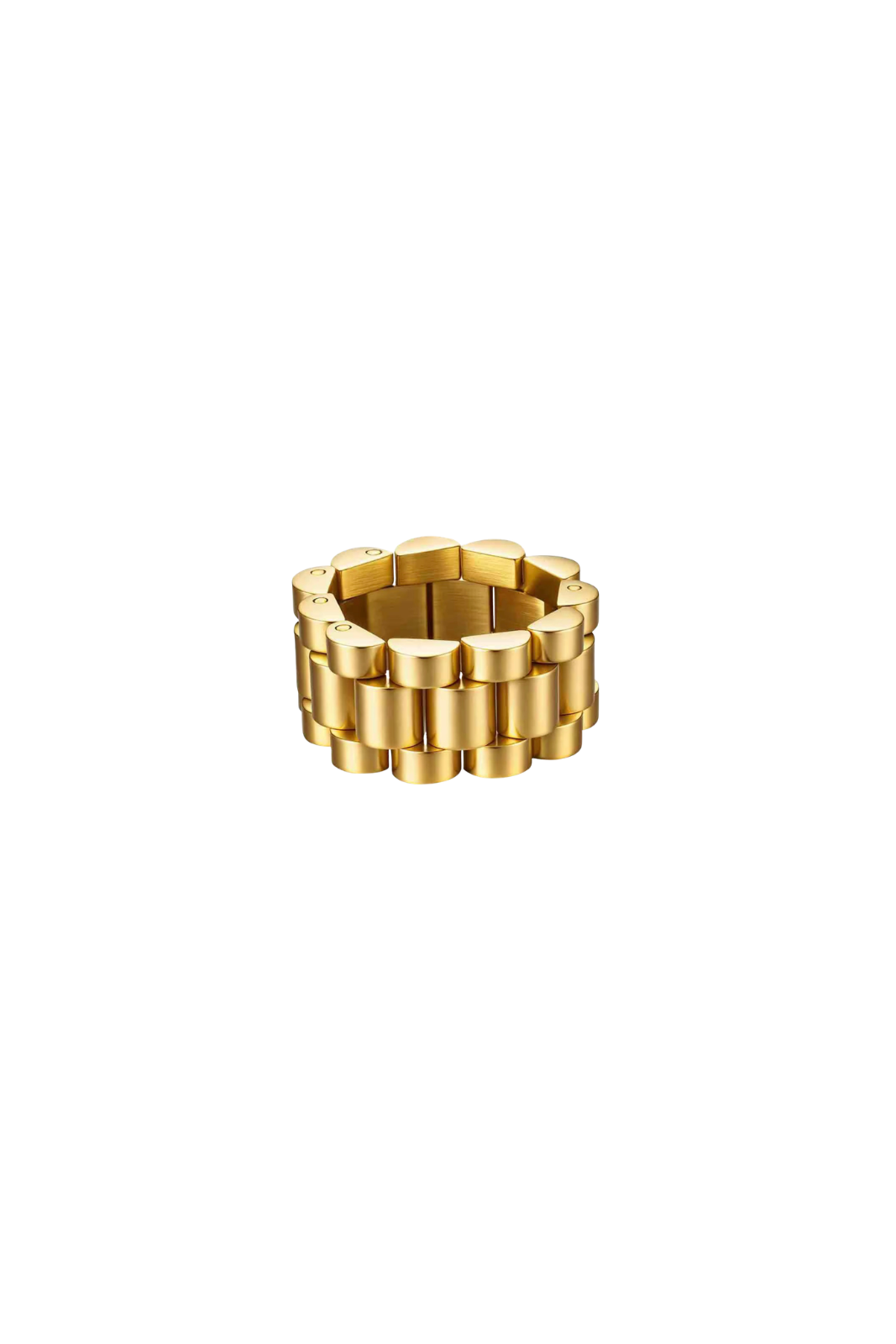 L’Heure - Gold Watch Band Ring