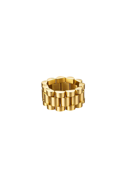 L’Heure - Gold Watch Band Ring
