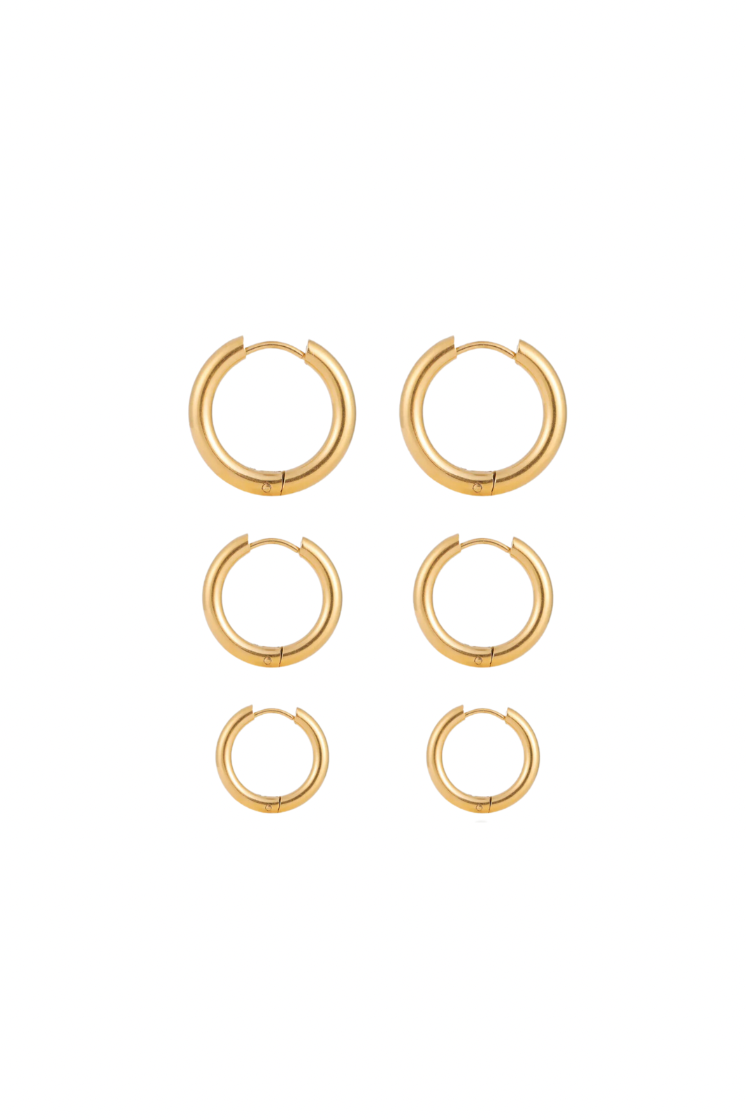 Prima Donna - Gold Basic Hoop Earrings