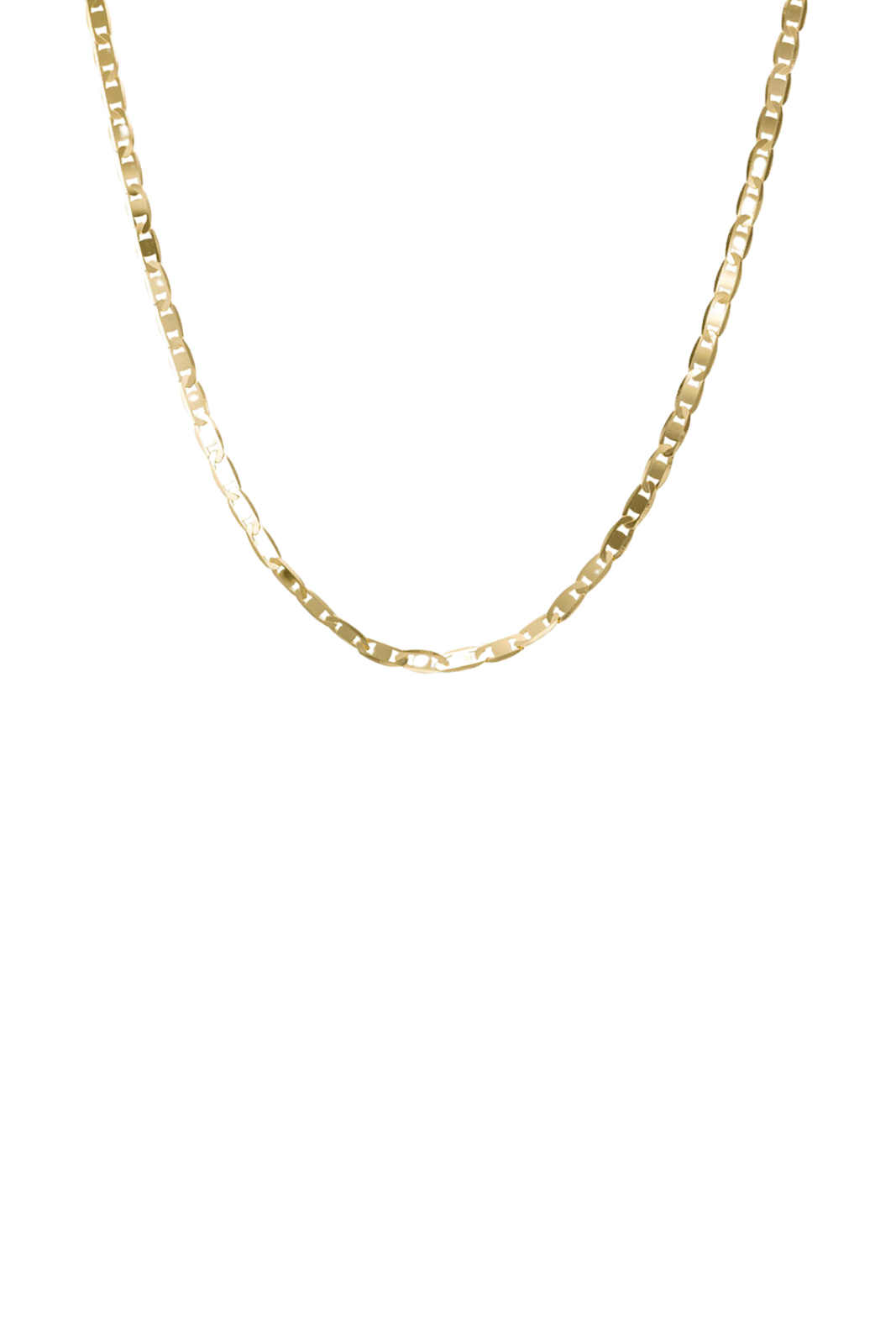 Amélie - Gold Flat Chain Necklace