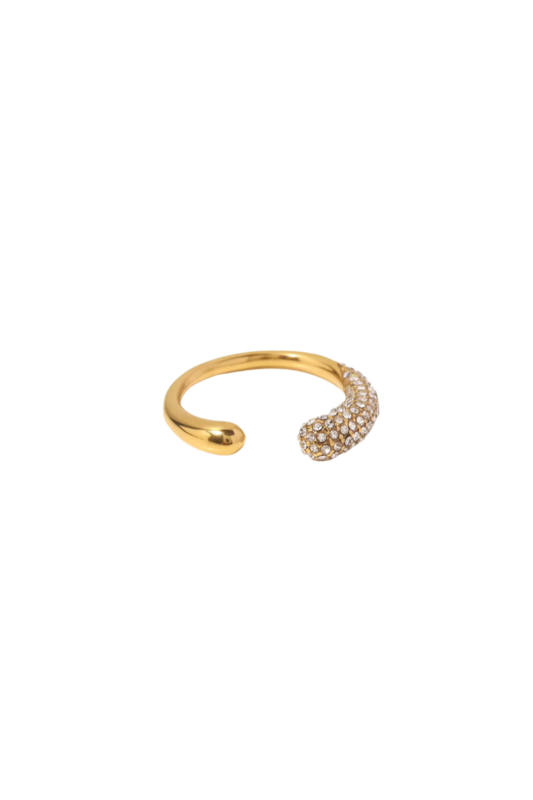 Echo - Gold Adjustable Diamond Ring