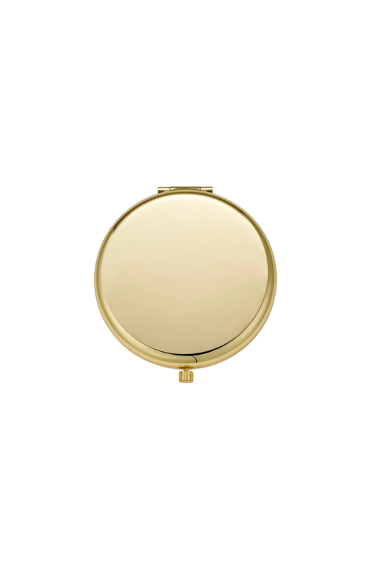 Custom Engraved Gold Compact Mirror
