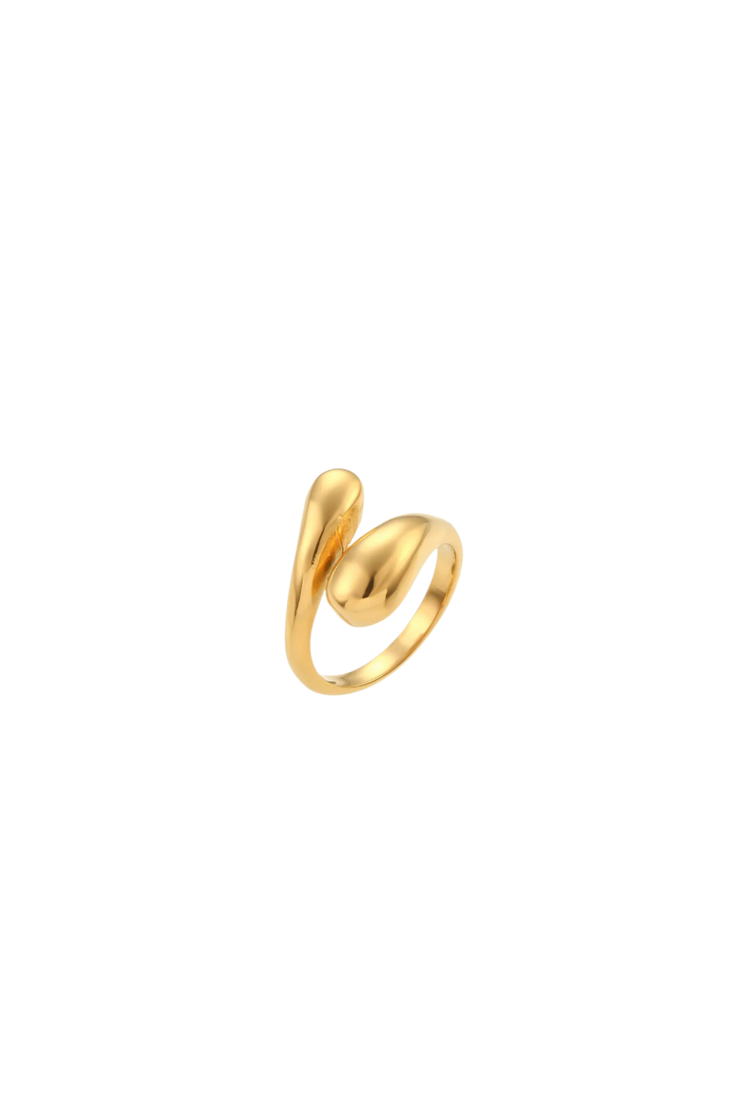 Isla - Gold Adjustable Snake Shape Ring
