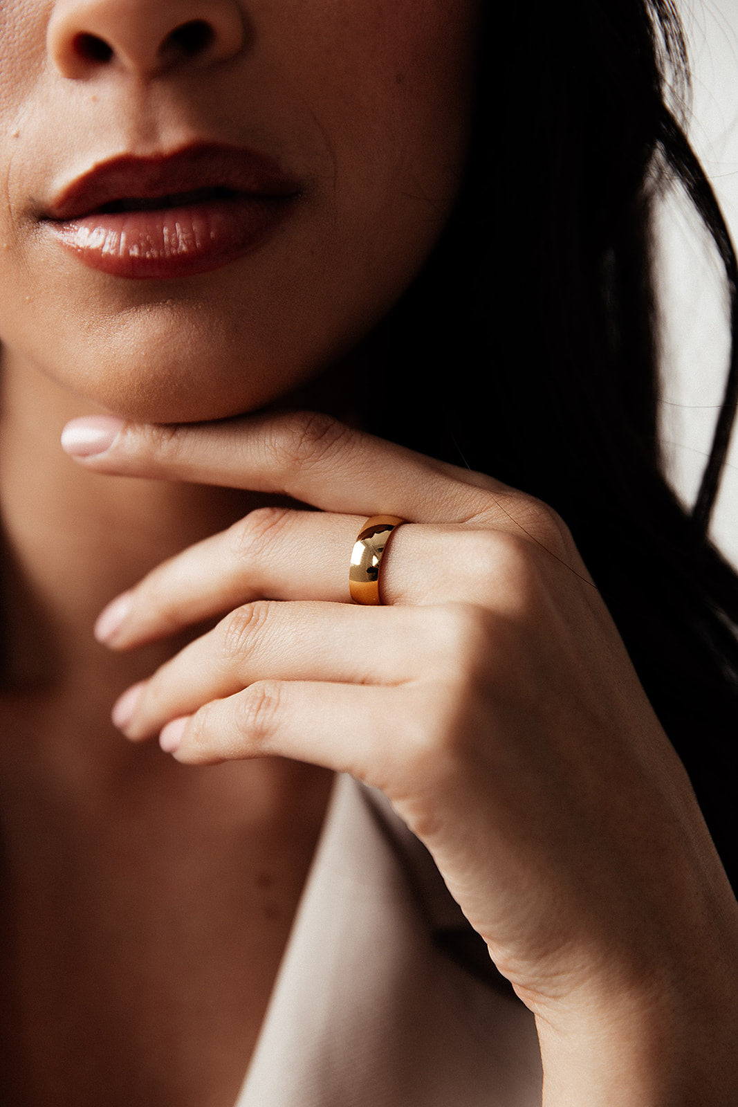 Rory - Gold Minimalist Thick Ring